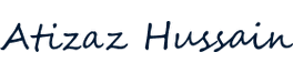 Atizaz Hussain signature